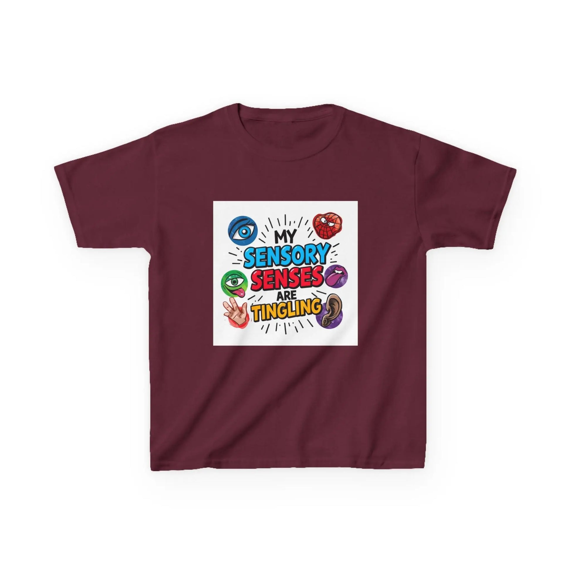 “My Sensory Senses Are Tingling” - Kids Autism Awareness T-Shirt Printify
