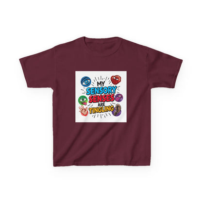 “My Sensory Senses Are Tingling” - Kids Autism Awareness T-Shirt Printify