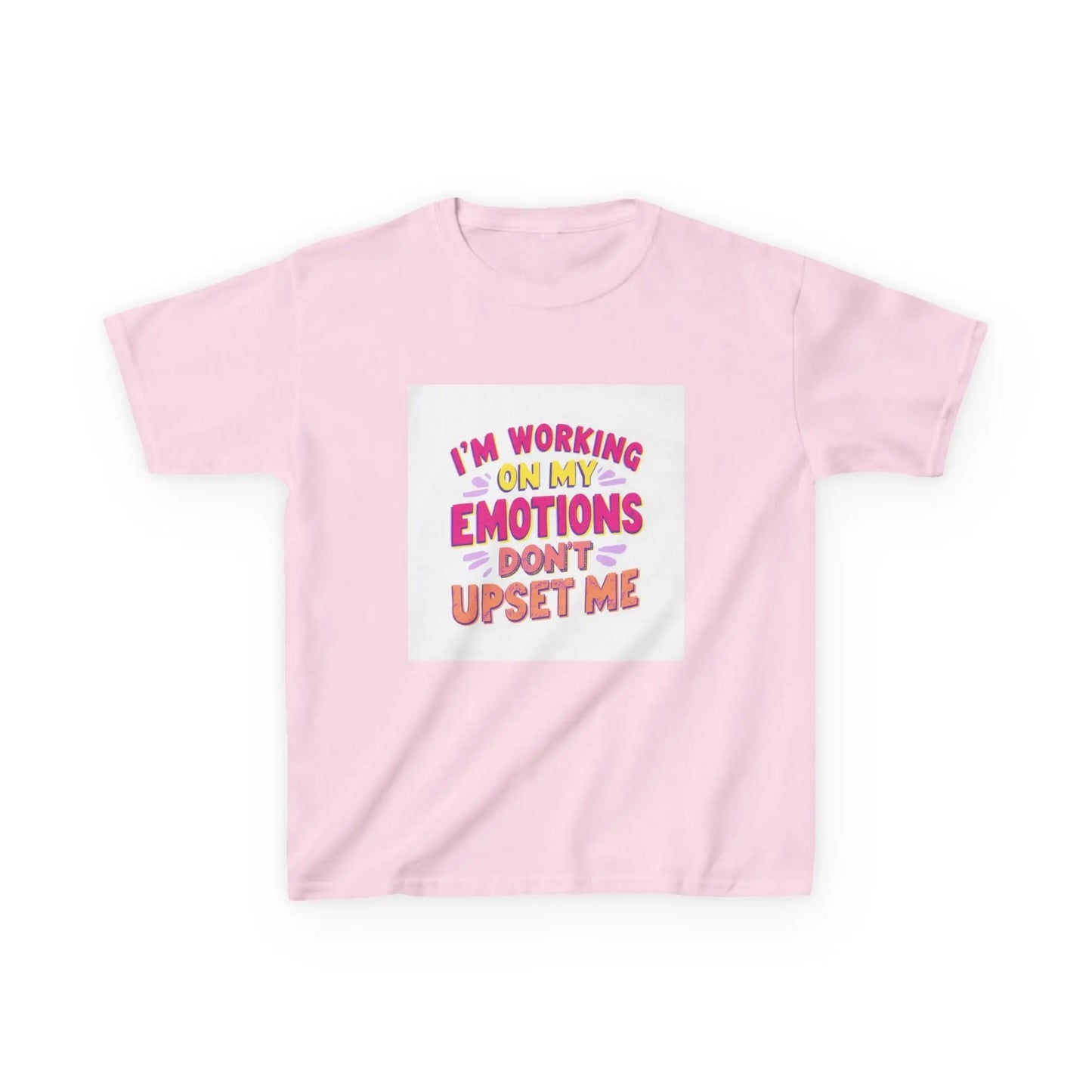"I'm Working On My Emotions, Don't Upset Me" - Kids Autism Awareness T-Shirt Printify