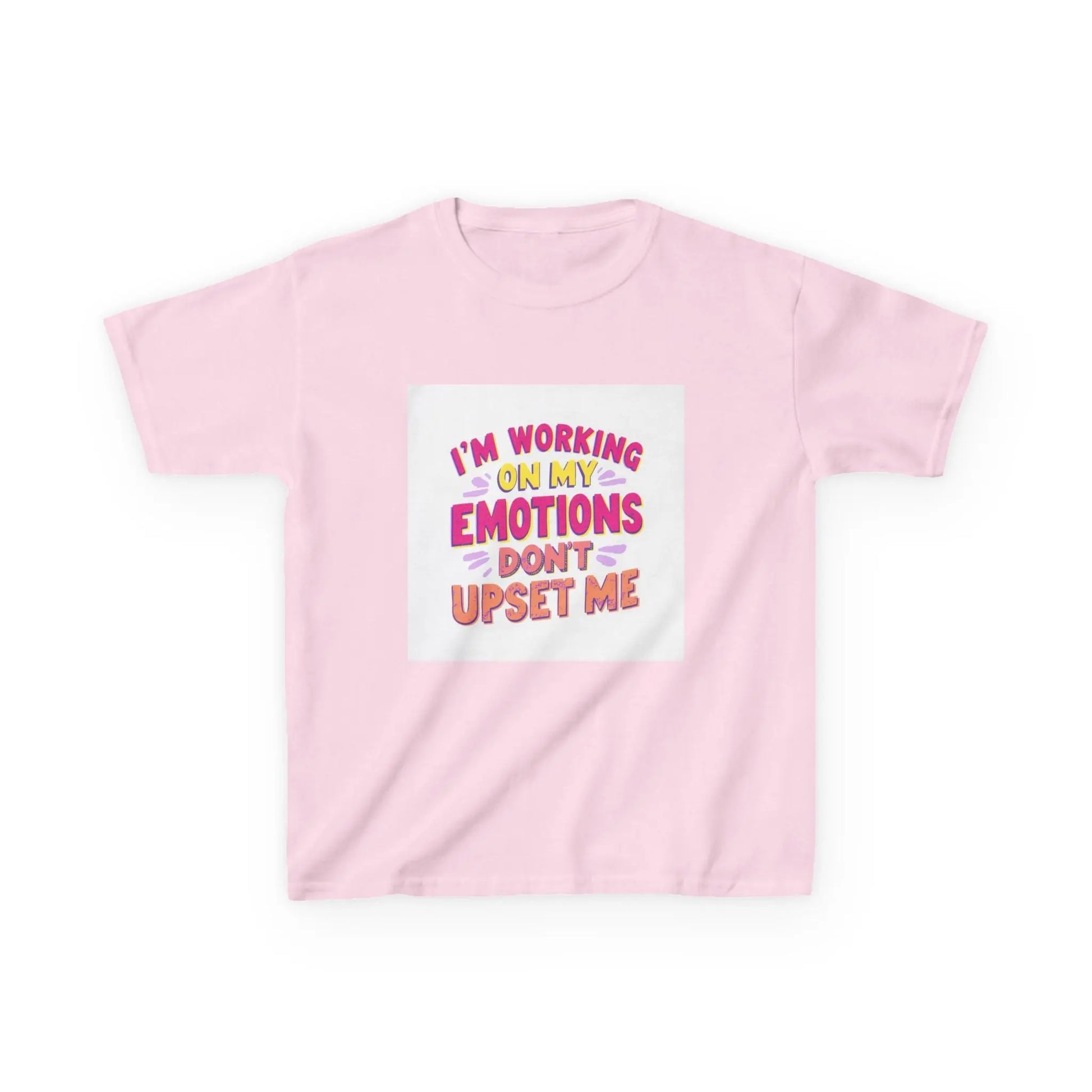 "I'm Working On My Emotions, Don't Upset Me" - Kids Autism Awareness T-Shirt Printify