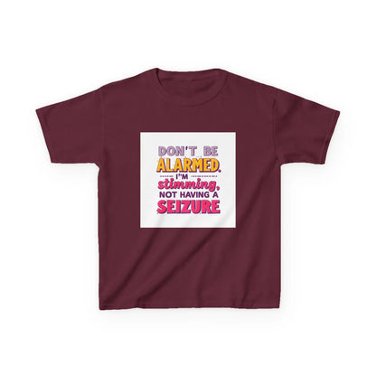 "Don't Be Alarmed I'm Stimulating Not Having a Seizure" - Kids Autism Awareness T-Shirt Printify