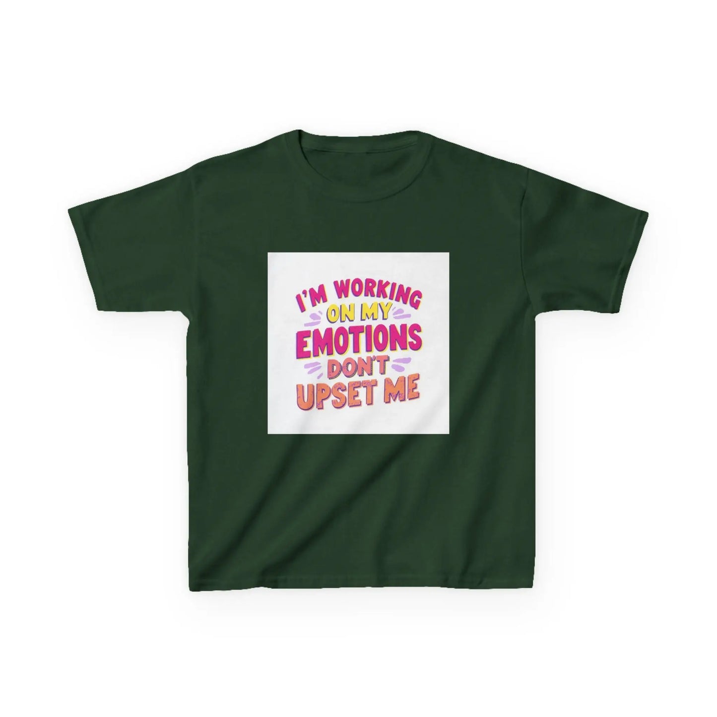 "I'm Working On My Emotions, Don't Upset Me" - Kids Autism Awareness T-Shirt Printify