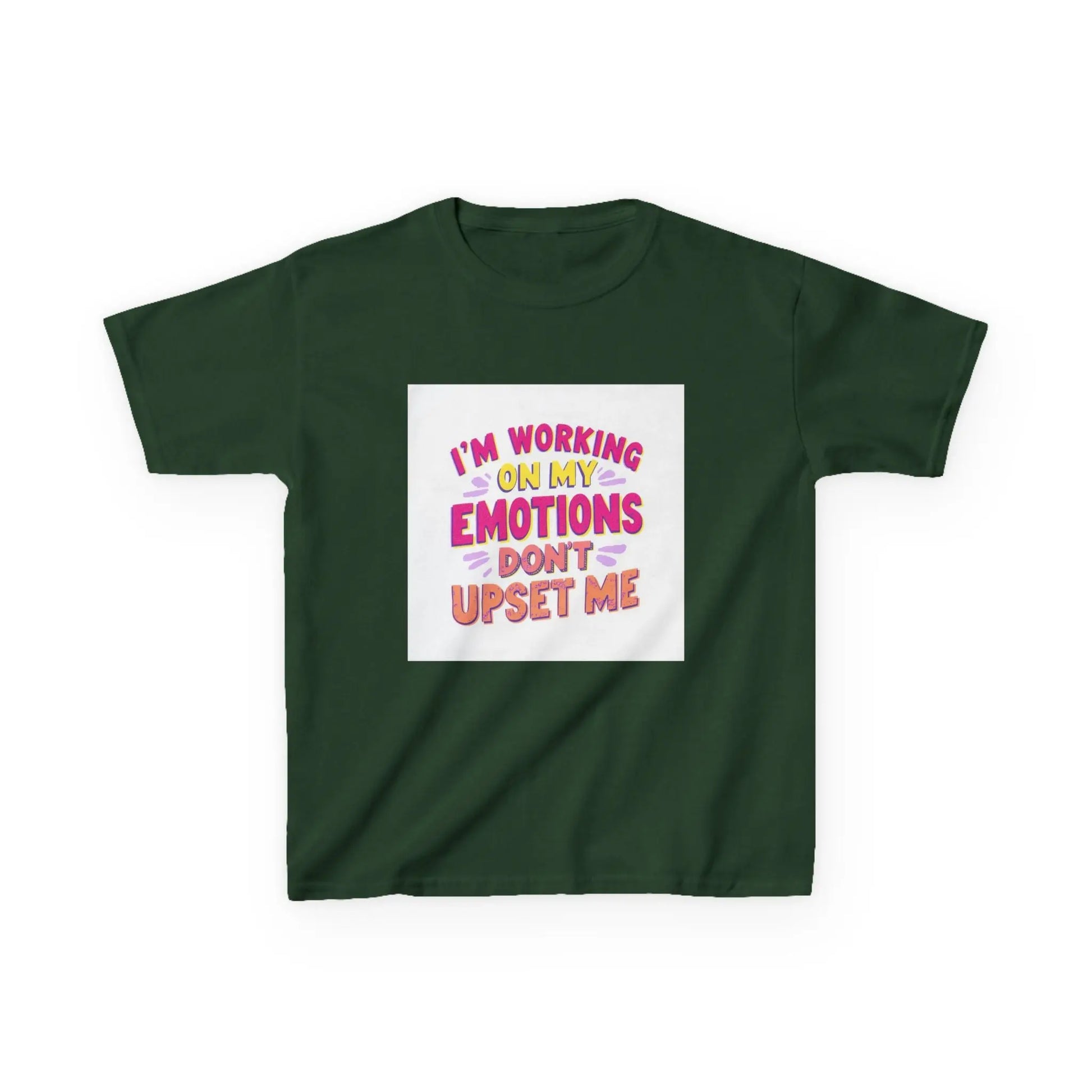 "I'm Working On My Emotions, Don't Upset Me" - Kids Autism Awareness T-Shirt Printify