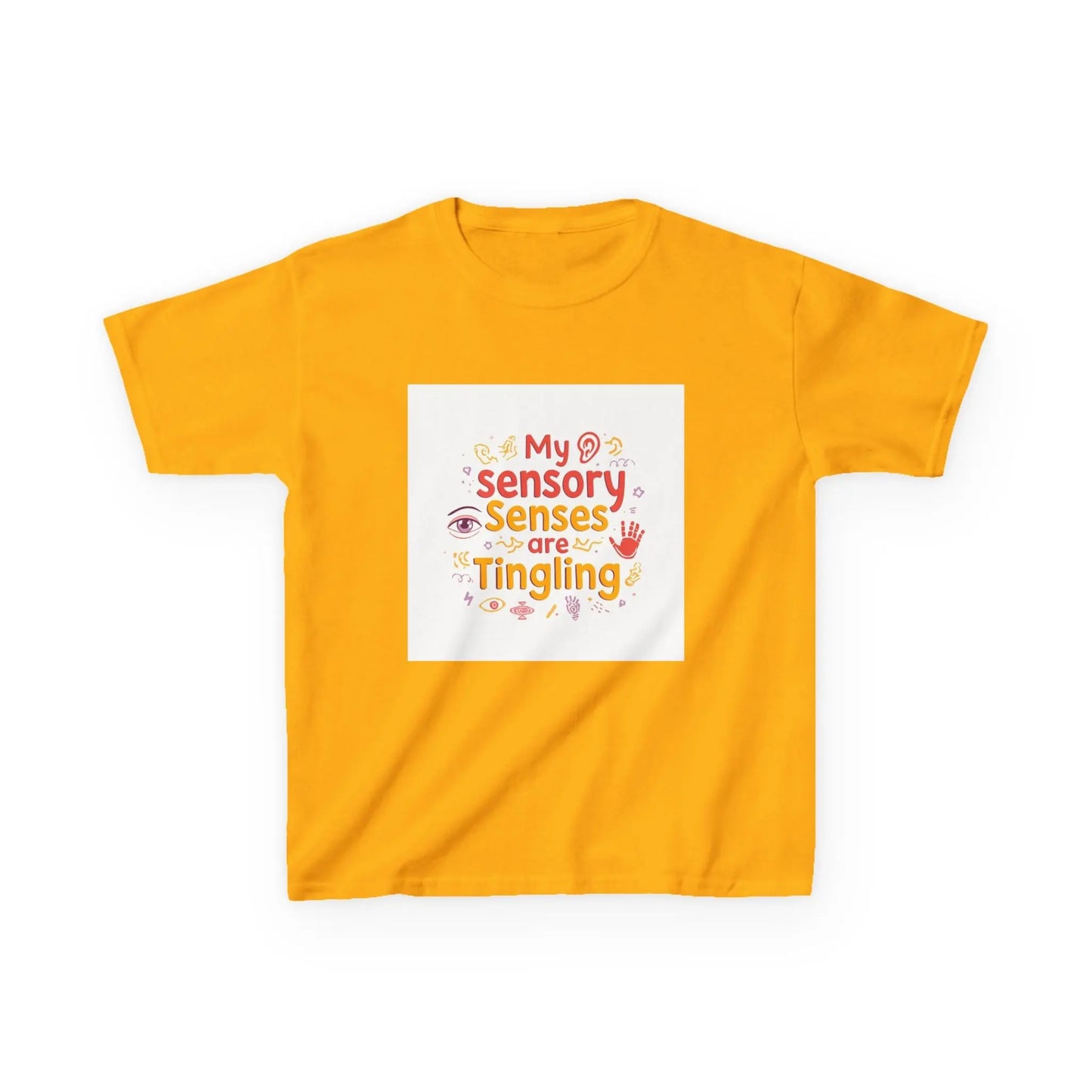 "My Sensory Senses Are Tingling" - Kids Autism Awareness T-Shirt Printify