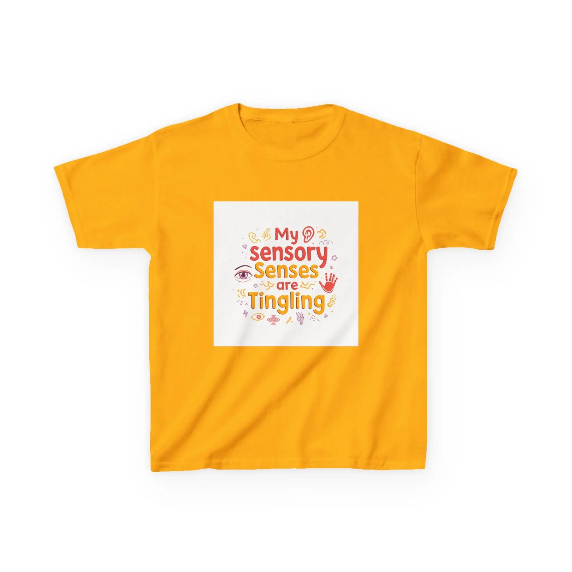 "My Sensory Senses Are Tingling" - Kids Autism Awareness T-Shirt Printify