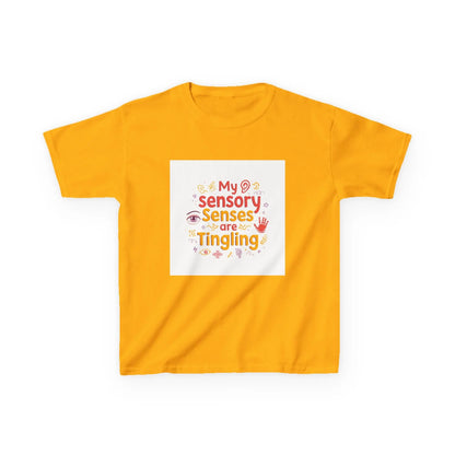 "My Sensory Senses Are Tingling" - Kids Autism Awareness T-Shirt Printify