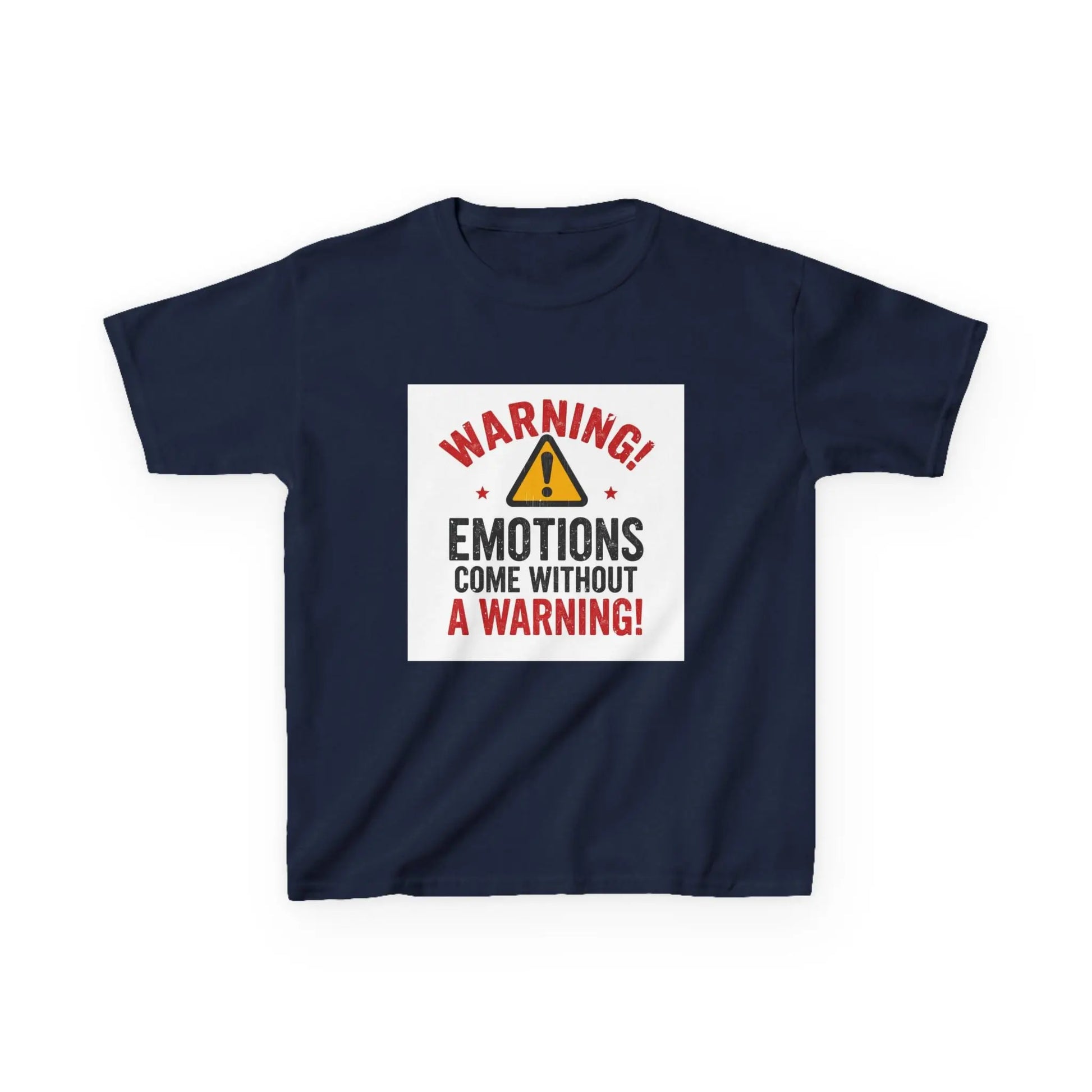"Warning! Emotions Come Without a Warning" - Kids Autism Awareness T-Shirt Printify