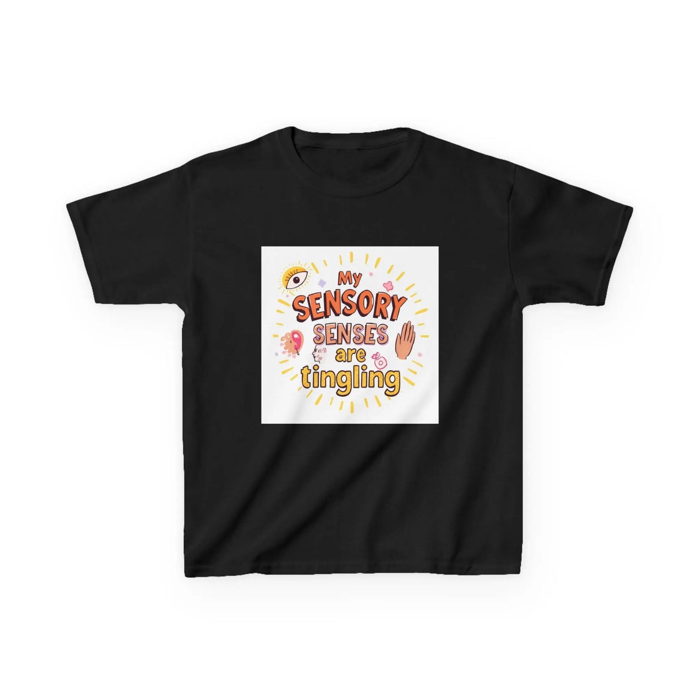"My Sensory Senses Are Tingling" - Kids Autism Awareness T-Shirt Printify