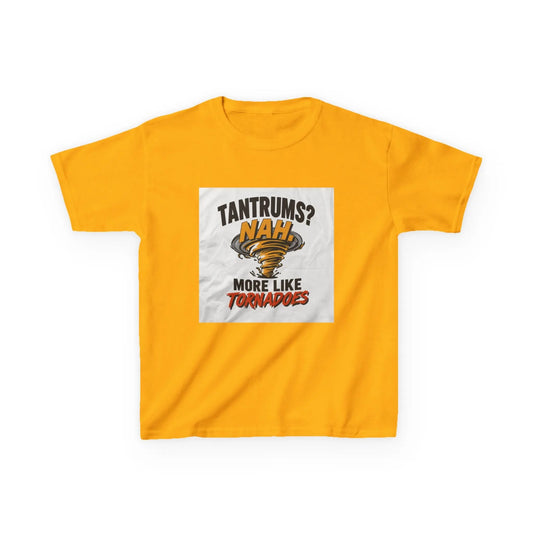 "Tantrums? Nah, More Like Tornadoes" - Kids Autism Awareness T-Shirt Printify