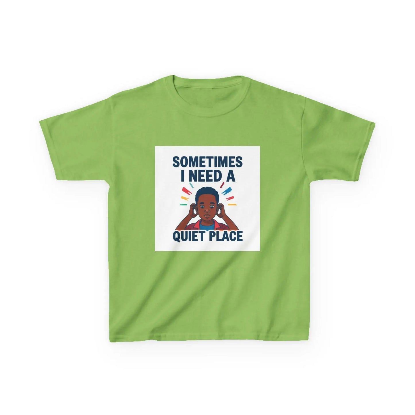 "Sometimes I Need a Quiet Place" - Kids Autism Awareness T-Shirt Printify