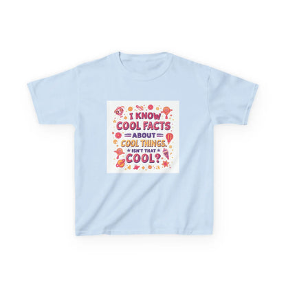 "I Know Cool Facts About Cool Things" - Kids Autism Awareness T-Shirt Printify