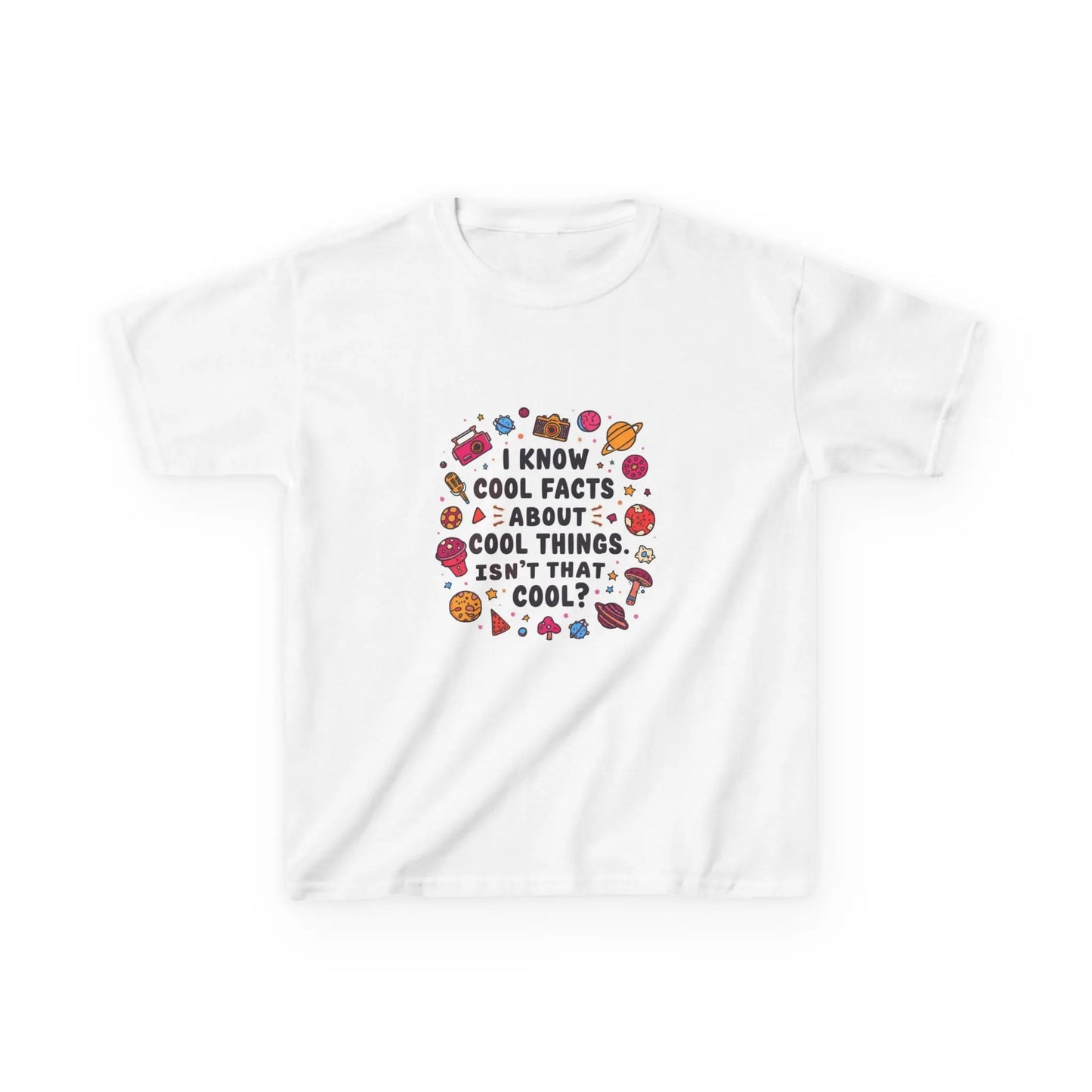 "I Know Cool Facts About Cool Things, Isn't That Cool?" - Kids Autism Awareness T-Shirt Printify