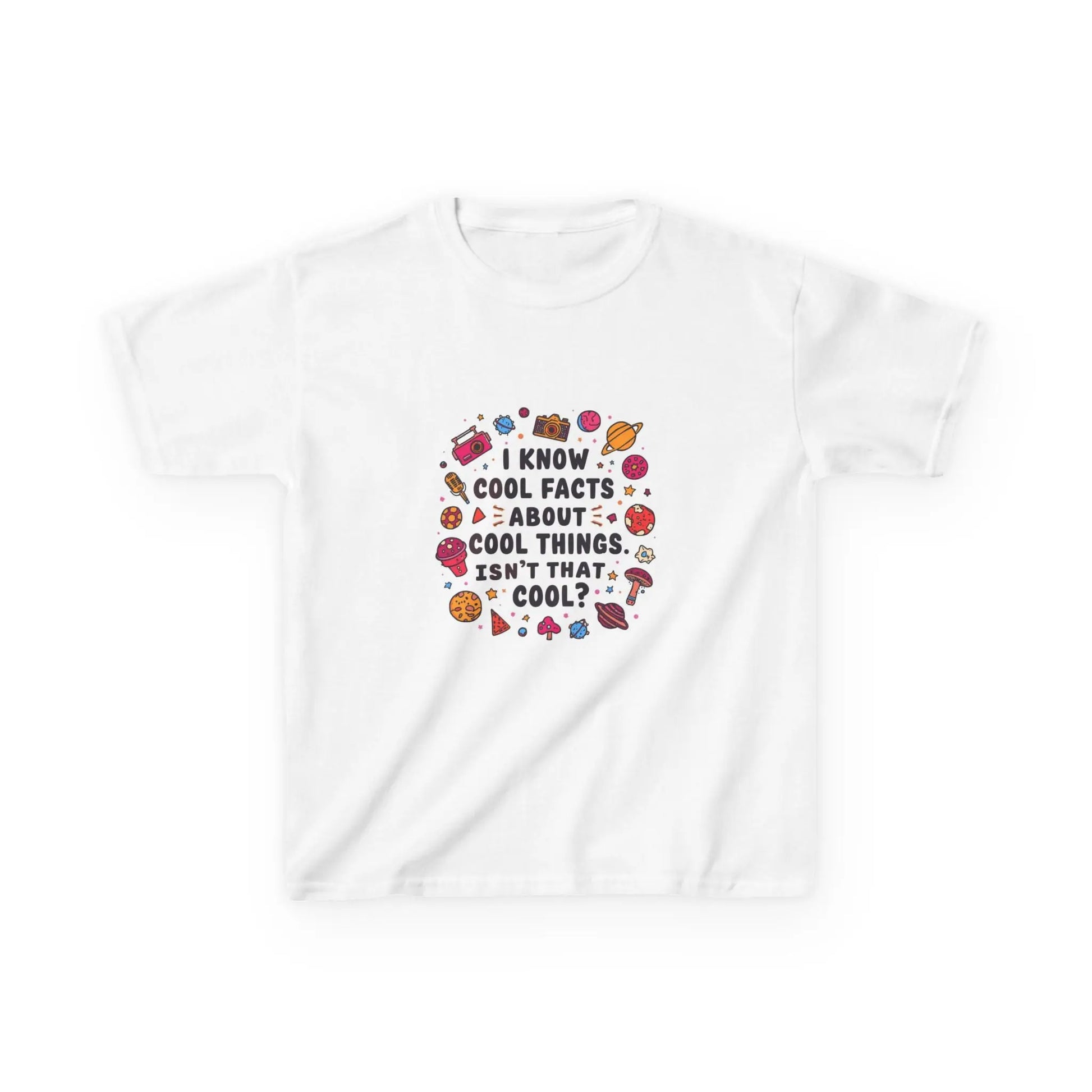 "I Know Cool Facts About Cool Things, Isn't That Cool?" - Kids Autism Awareness T-Shirt Printify