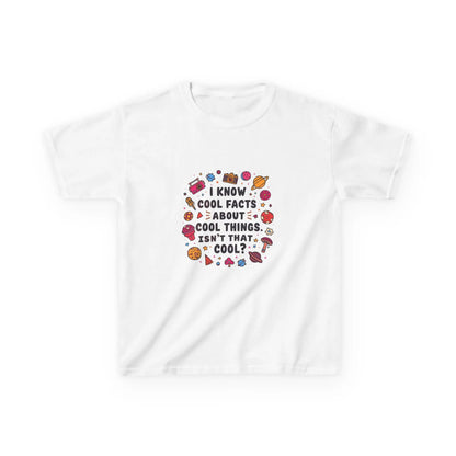 "I Know Cool Facts About Cool Things, Isn't That Cool?" - Kids Autism Awareness T-Shirt Printify