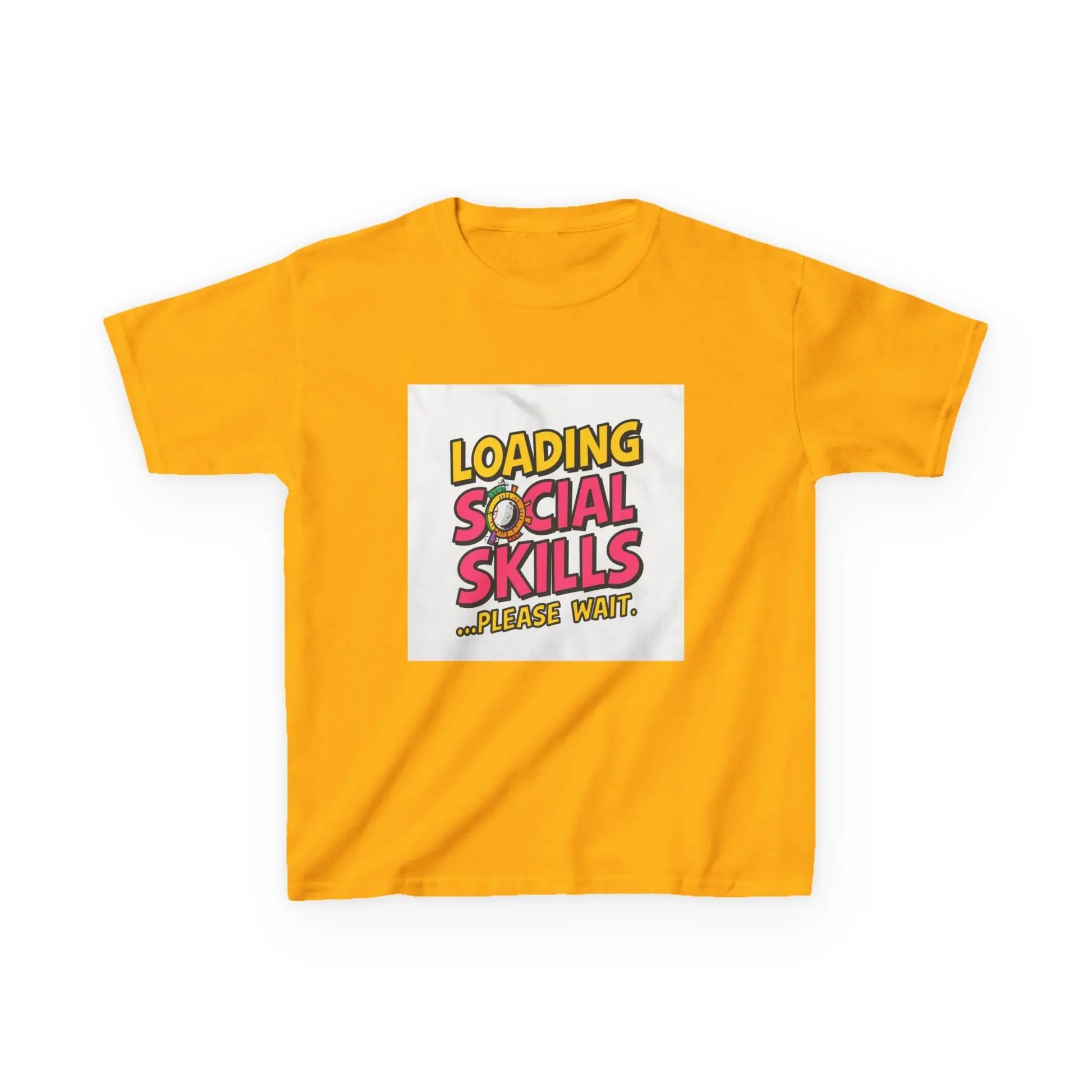 "Loading Social Skills...Please Wait" - Kids Autism Awareness T-Shirt Printify