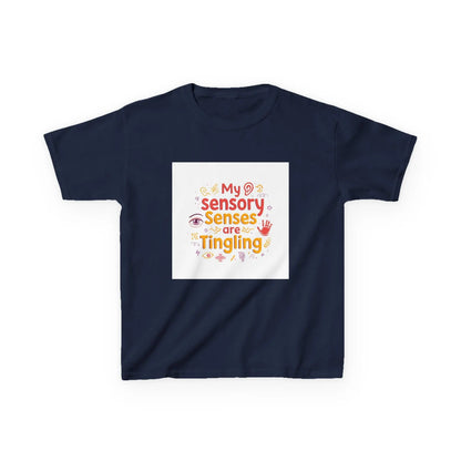 "My Sensory Senses Are Tingling" - Kids Autism Awareness T-Shirt Printify
