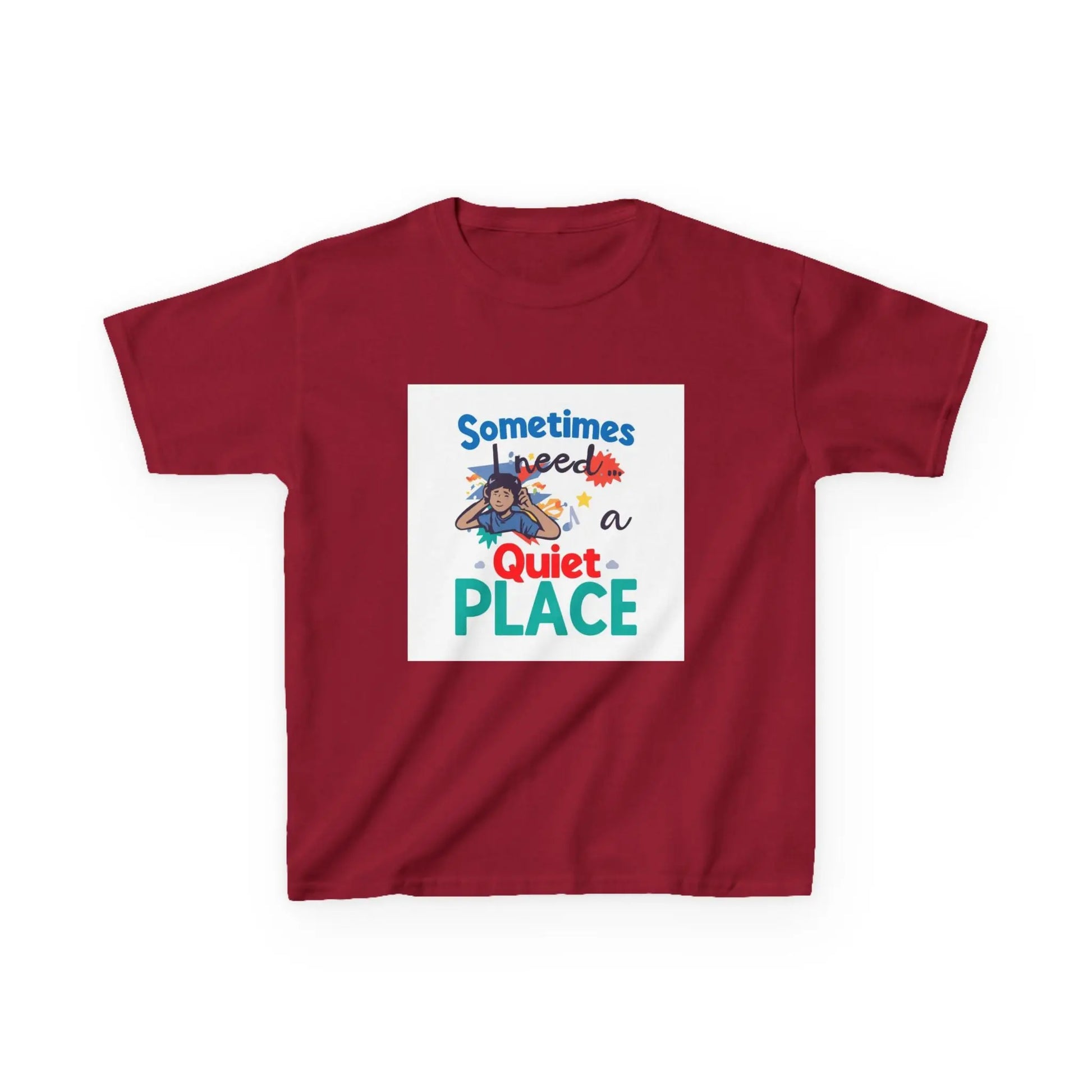 "Sometimes I Need a Quiet Place" Cute Nap-Time Tee - Kids Autism Awareness T-Shirt Printify