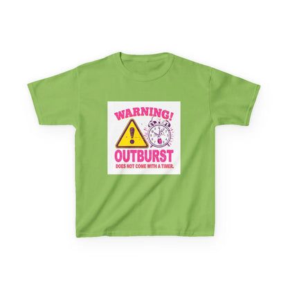 "Warning! Outburst Does Not Come With a Timer" - Kids Autism Awareness T-Shirt Printify