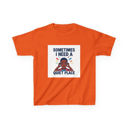 "Sometimes I Need a Quiet Place" - Kids Autism Awareness T-Shirt Printify
