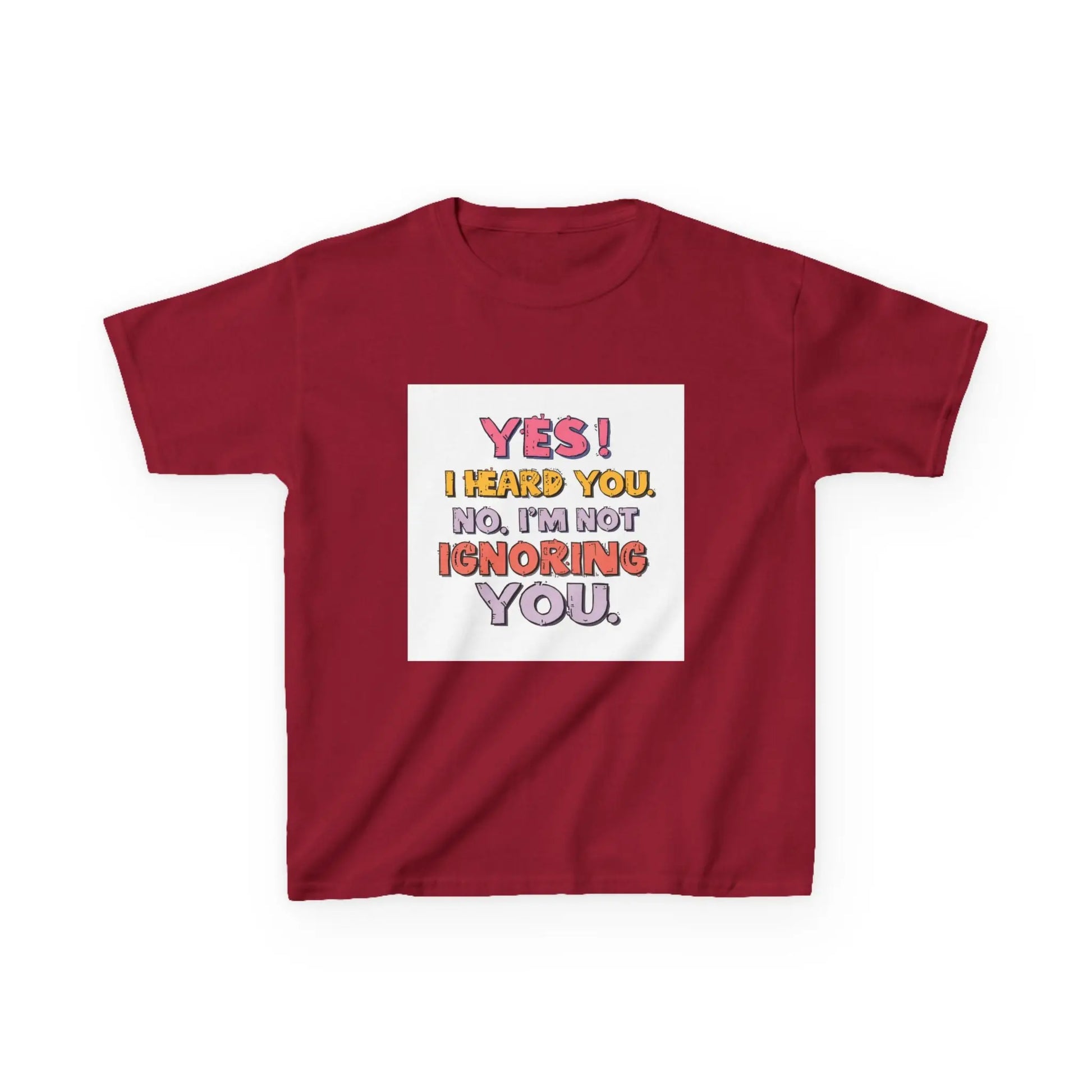 “Yes I Heard You. No, I’m Not Ignoring You.” - Kids Autism Awareness T-Shirt Printify
