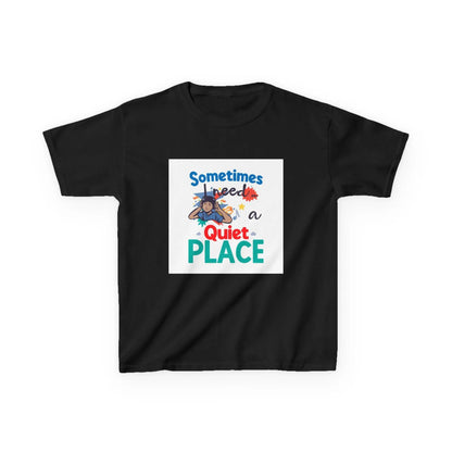 "Sometimes I Need a Quiet Place" Cute Nap-Time Tee - Kids Autism Awareness T-Shirt Printify