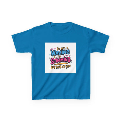 “I’m Not Waving, I’m Stimming” - Kids Autism Awareness T-Shirt Printify