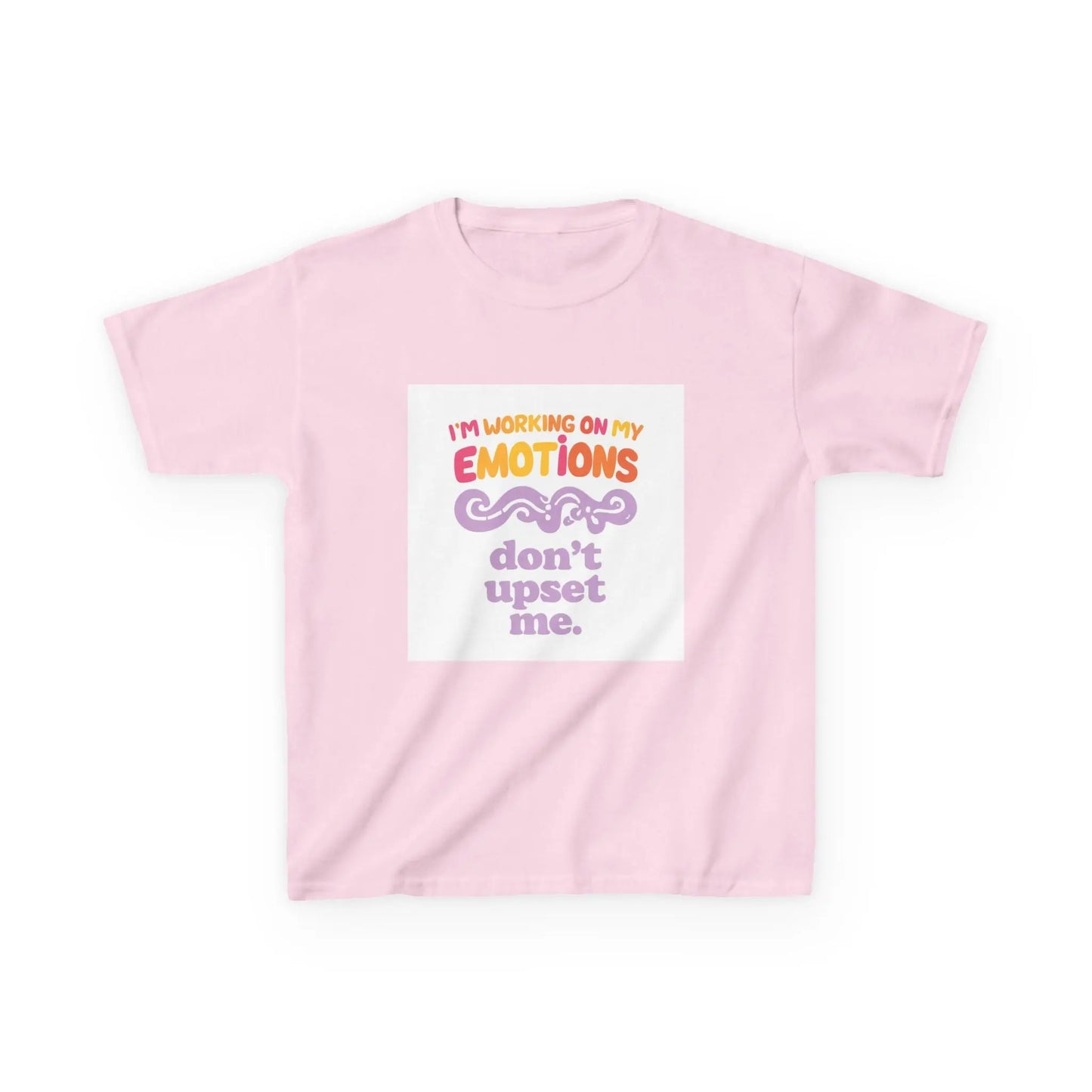 "I'm Working On My Emotions, Don't Upset Me" - Kids Autism Awareness T-Shirt Printify