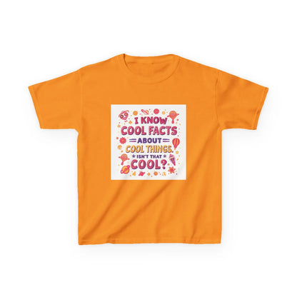 "I Know Cool Facts About Cool Things" - Kids Autism Awareness T-Shirt Printify