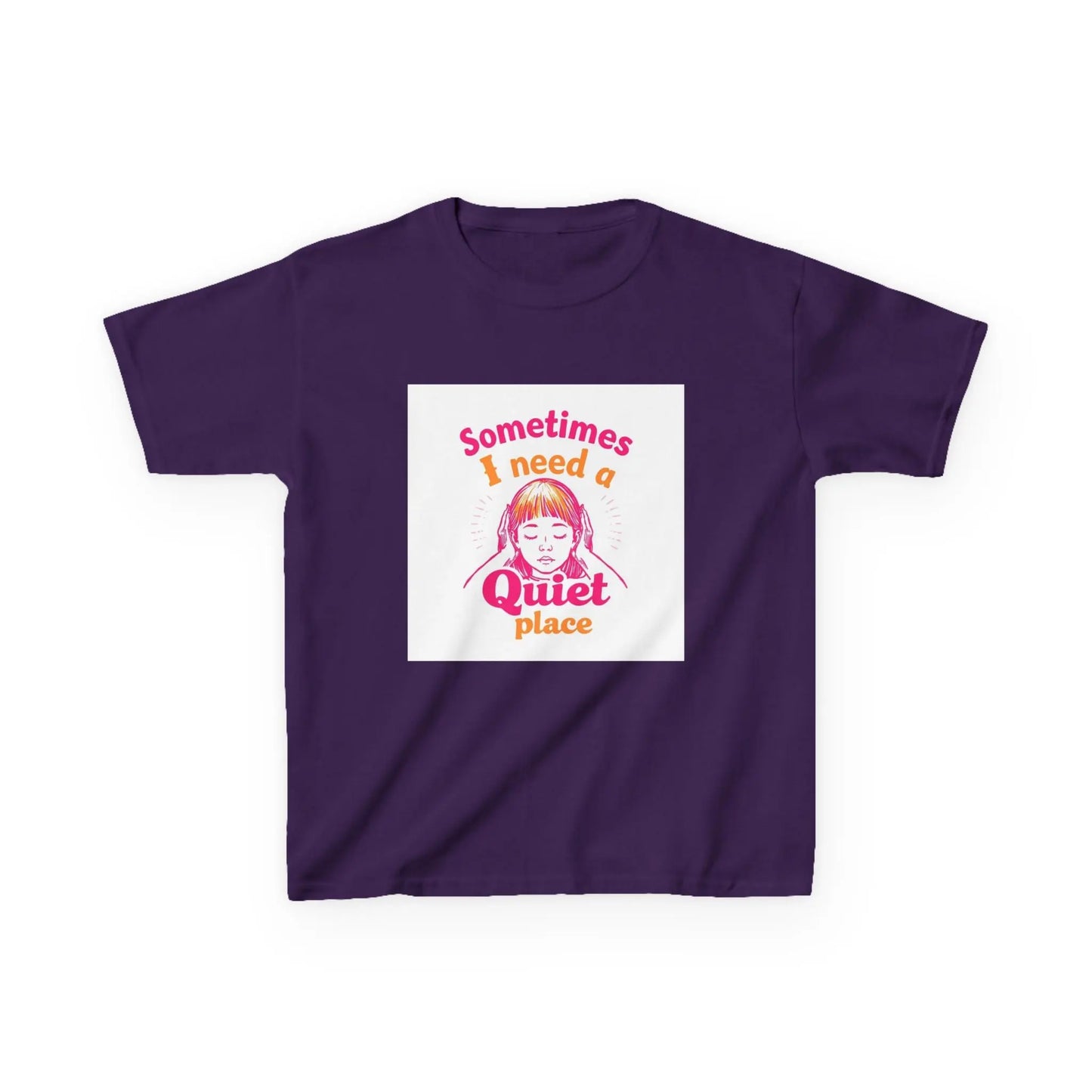 "Sometimes I Need a Quiet Place" - Kids Autism Awareness T-Shirt Printify