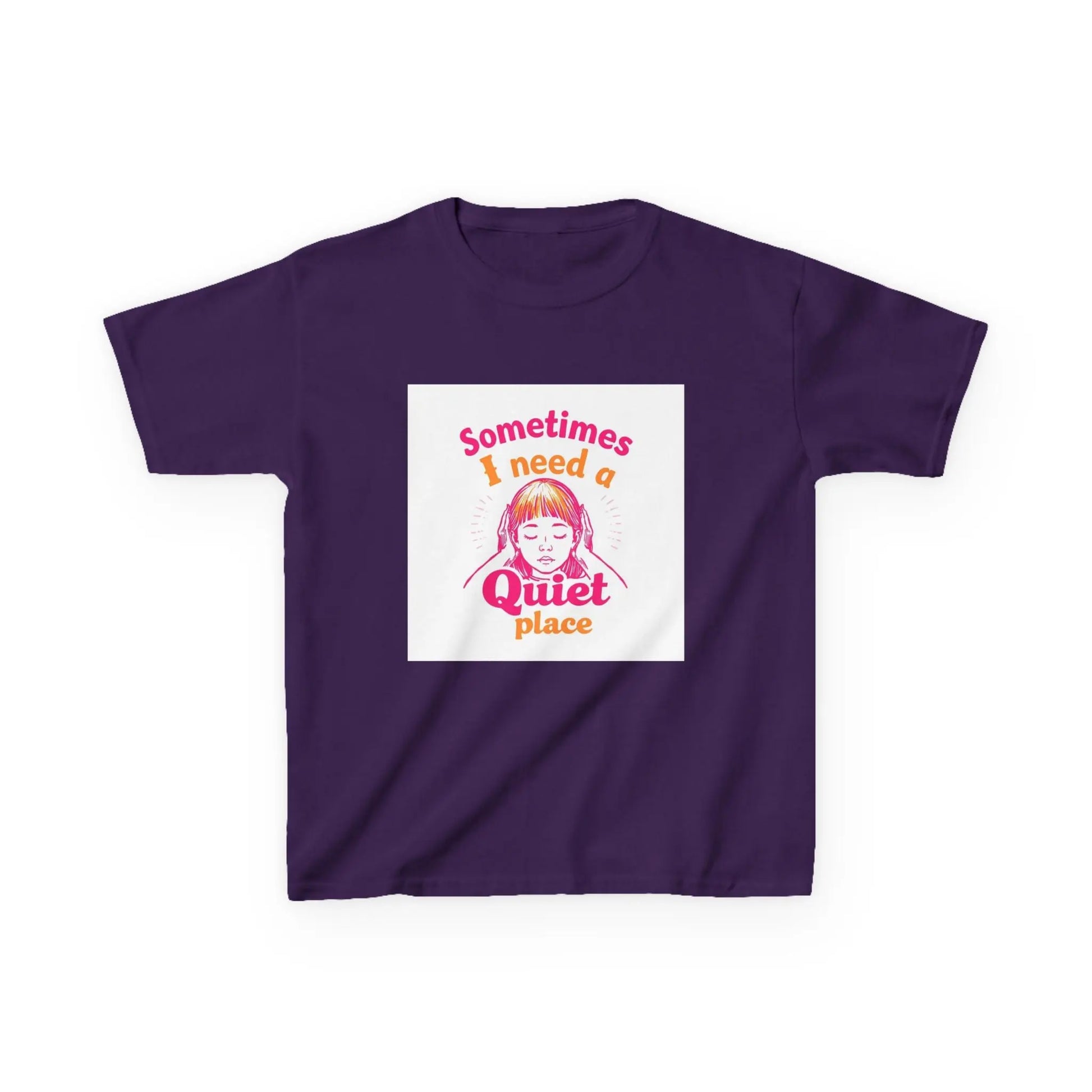 "Sometimes I Need a Quiet Place" - Kids Autism Awareness T-Shirt Printify