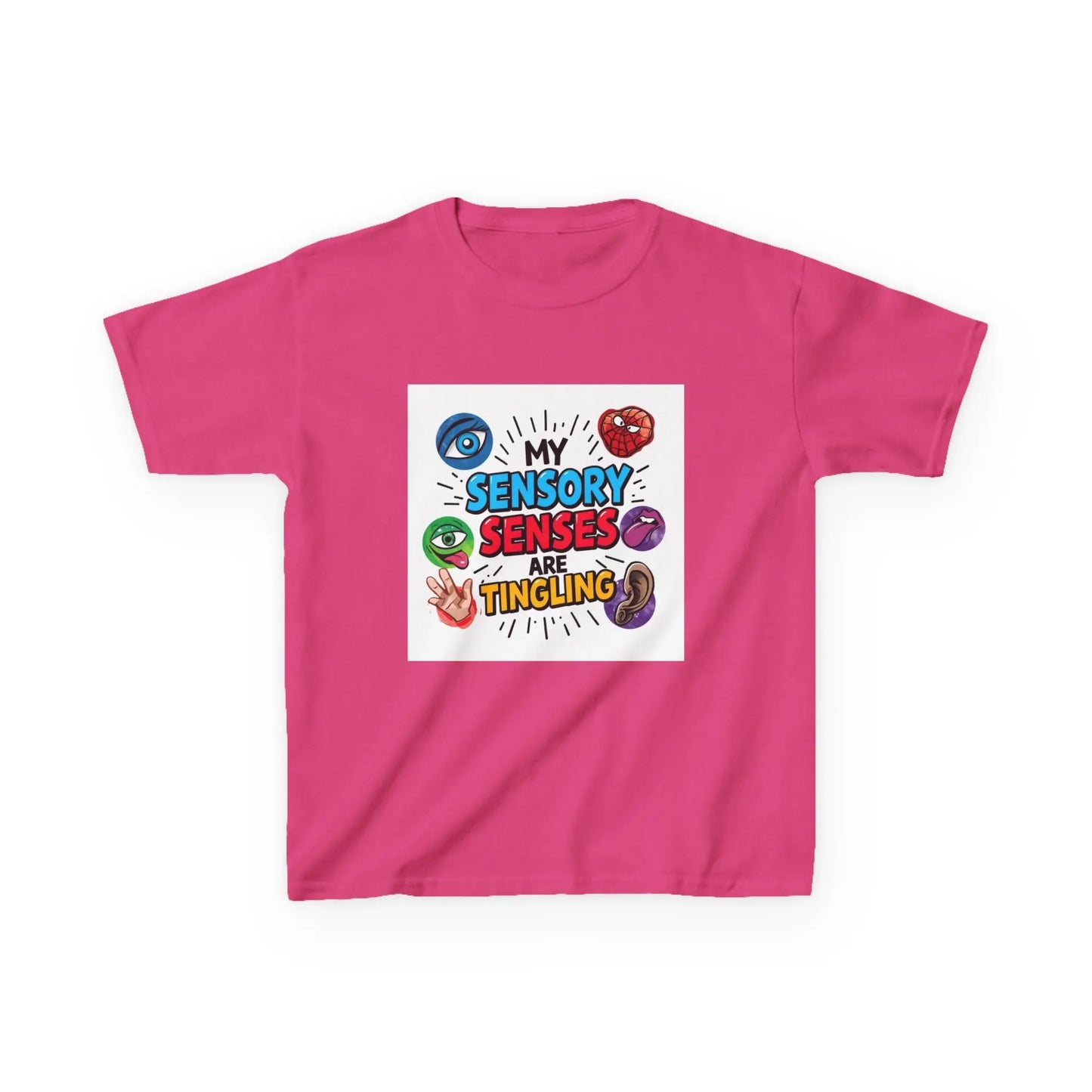 “My Sensory Senses Are Tingling” - Kids Autism Awareness T-Shirt Printify
