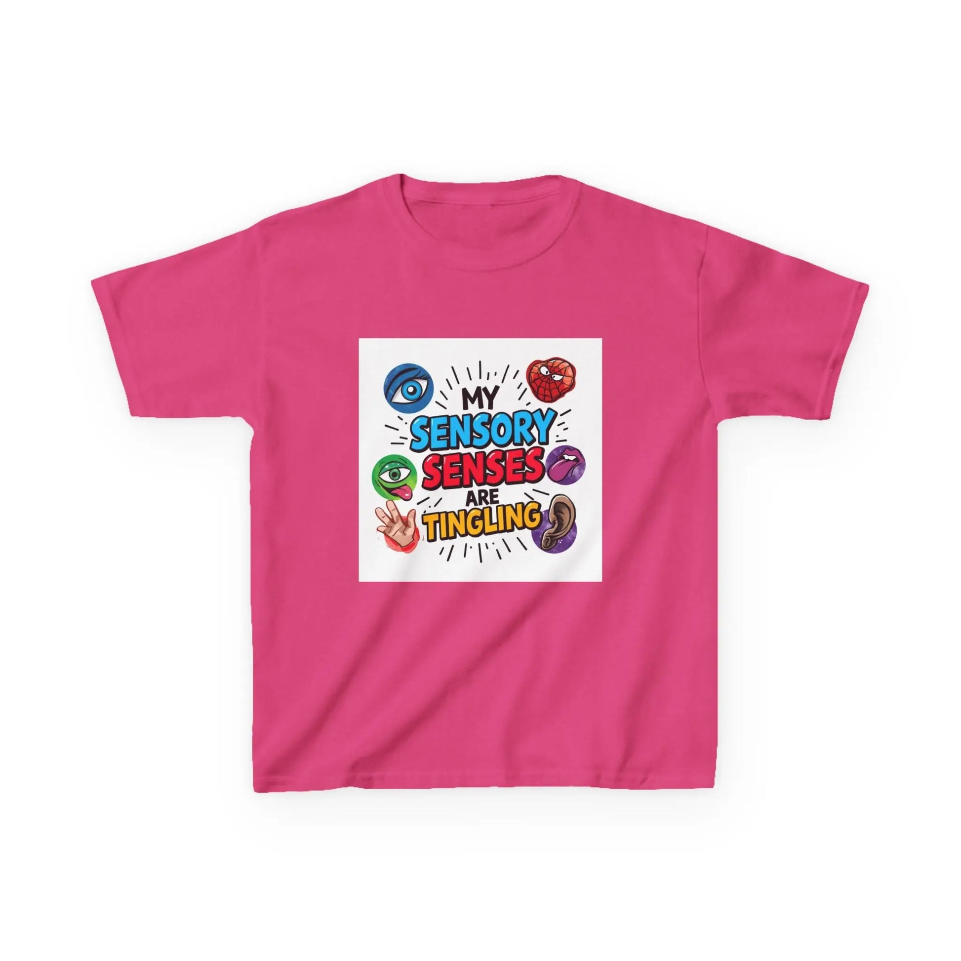 “My Sensory Senses Are Tingling” - Kids Autism Awareness T-Shirt Printify