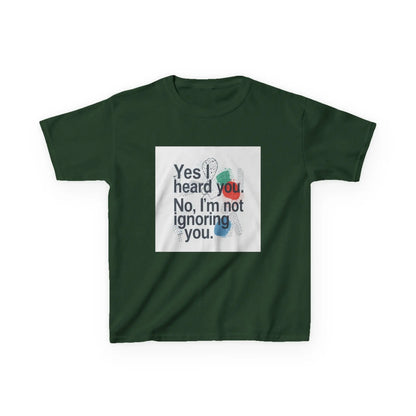 “Yes I heard you. No, I’m not ignoring you.” - Kids Autism Awareness T-Shirt Printify