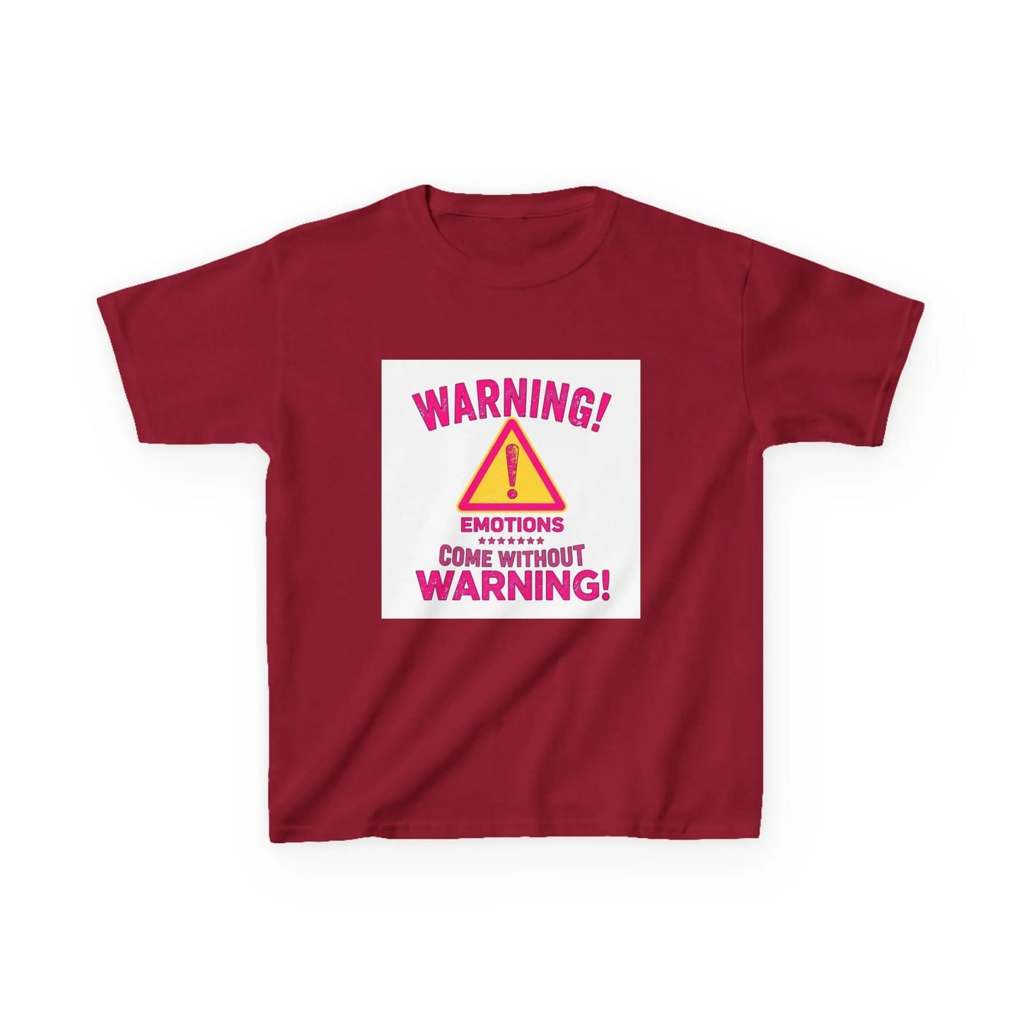 "Warning! Emotions Come Without Warning" - Kids Autism Awareness T-Shirt Printify