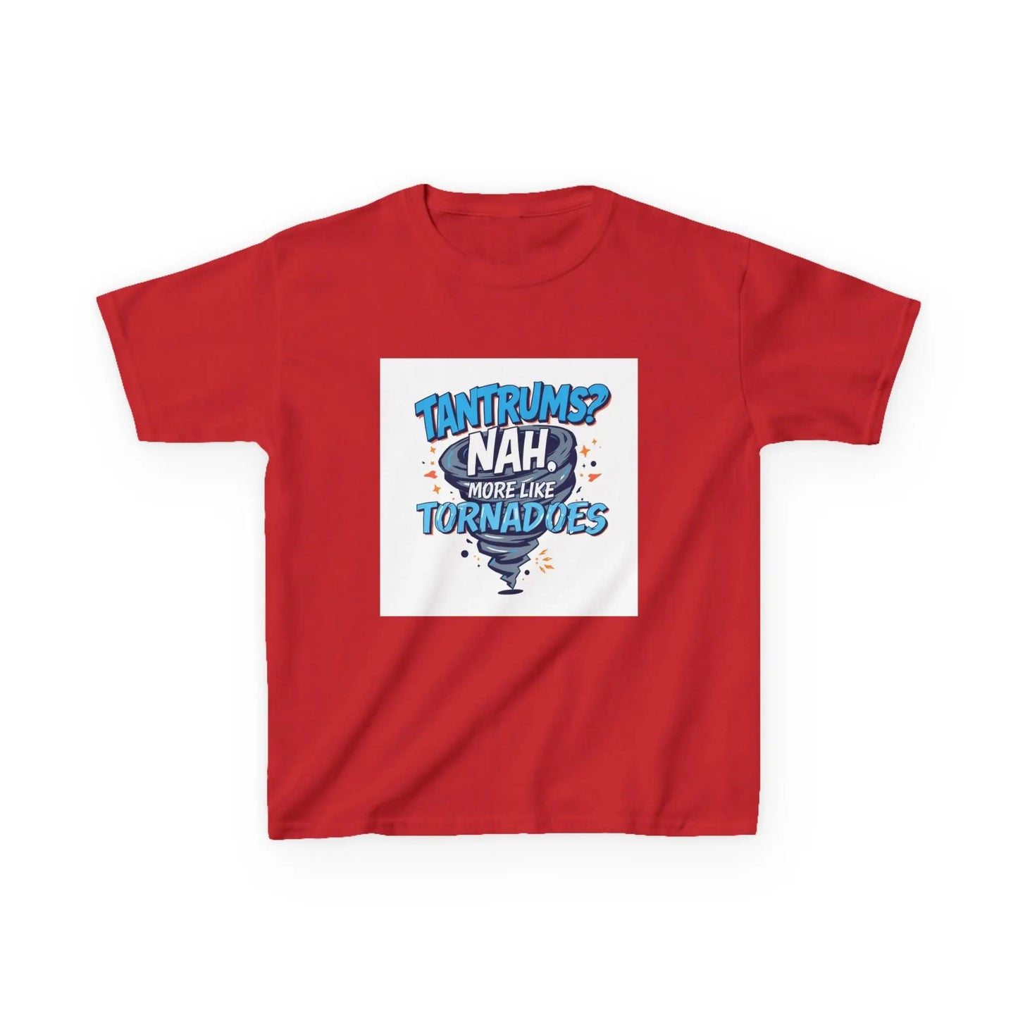 Kids Autism Awareness T-Shirt — "Tantrums? Nah, More Like Tornadoes" Funny Youth T‑Shirt Printify