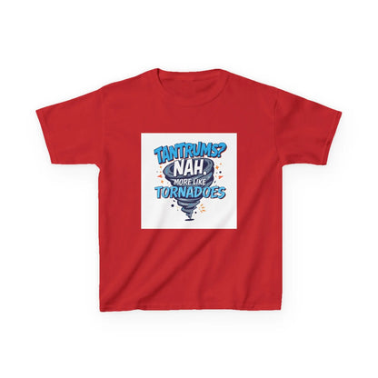 Kids Autism Awareness T-Shirt — "Tantrums? Nah, More Like Tornadoes" Funny Youth T‑Shirt Printify