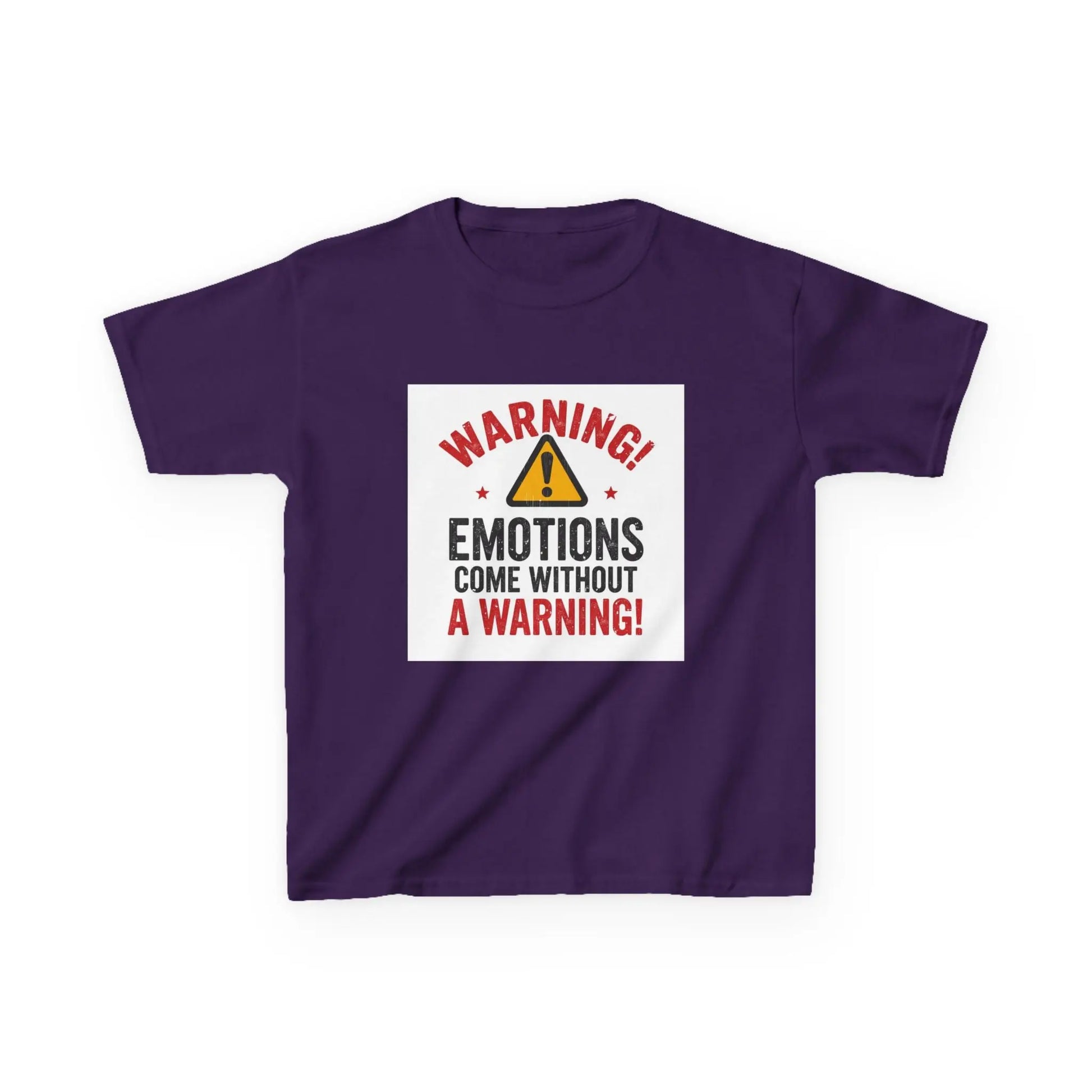 "Warning! Emotions Come Without a Warning" - Kids Autism Awareness T-Shirt Printify