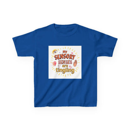 "My Sensory Senses Are Tingling" - Kids Autism Awareness T-Shirt Printify