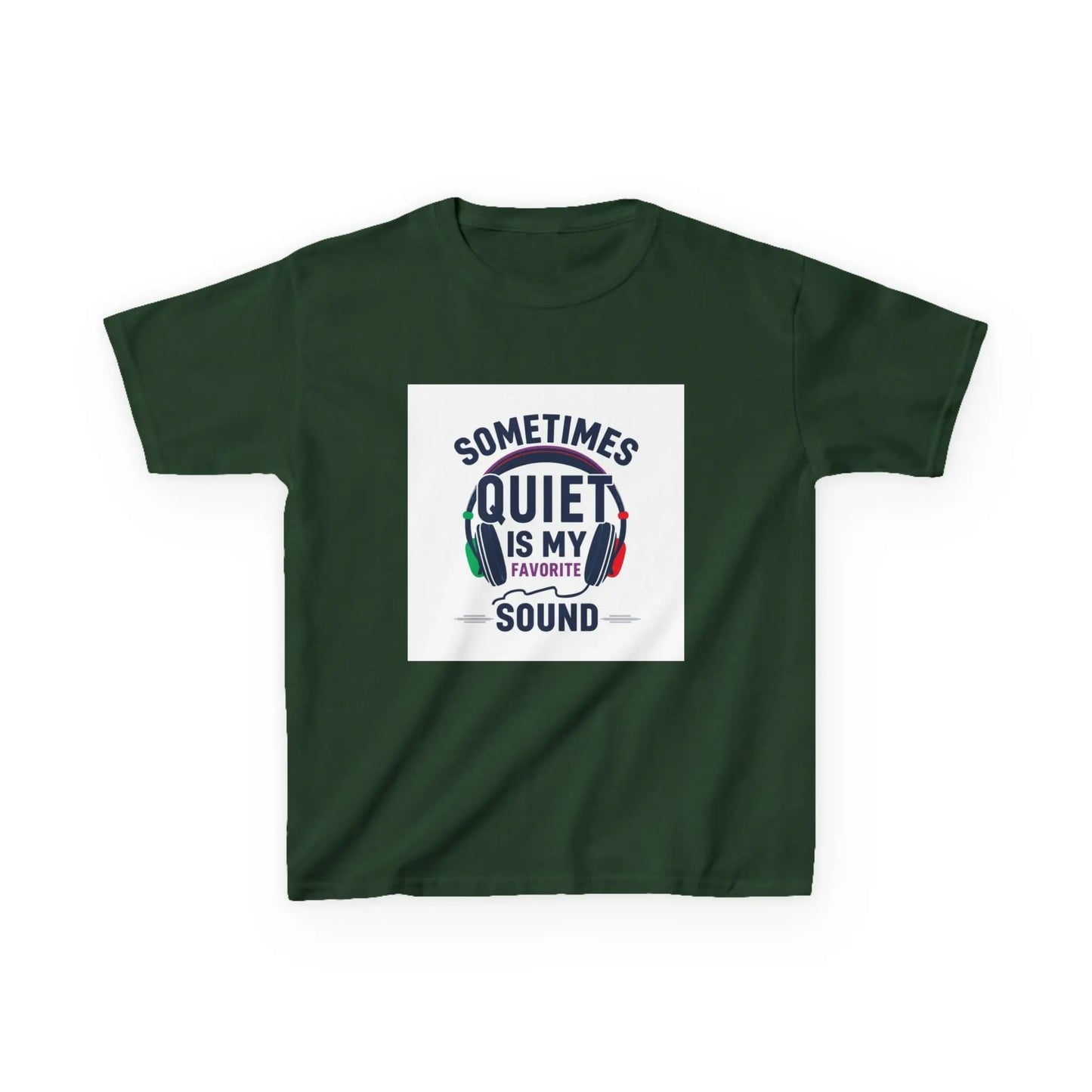 "Sometimes Quiet Is My Favorite Sound" - Kids Autism Awareness T-Shirt Printify