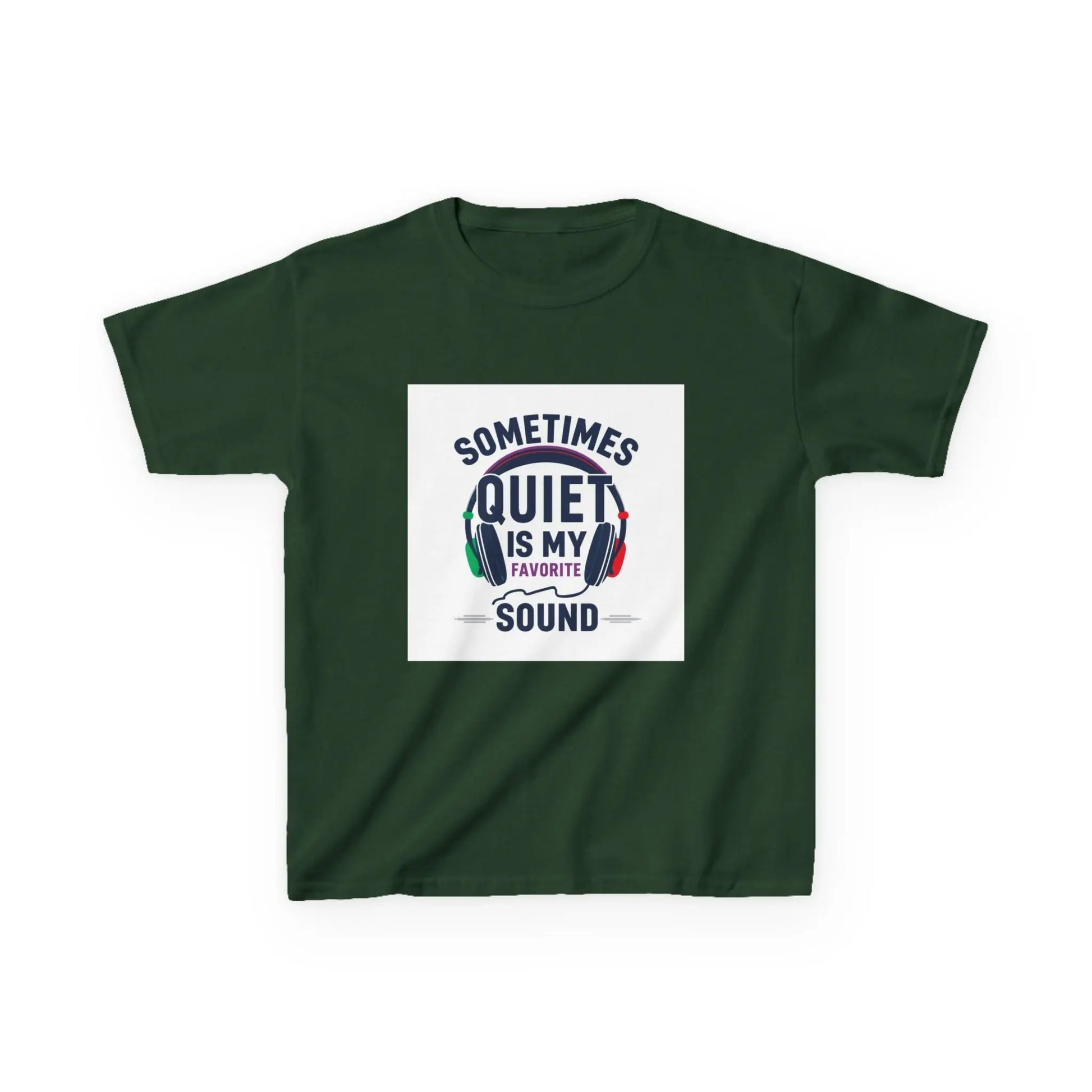 "Sometimes Quiet Is My Favorite Sound" - Kids Autism Awareness T-Shirt Printify