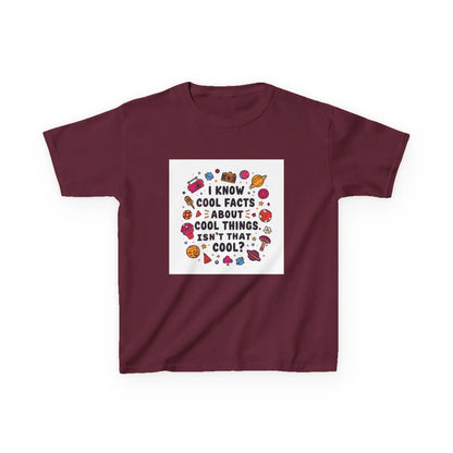 "I Know Cool Facts About Cool Things, Isn't That Cool?" - Kids Autism Awareness T-Shirt Printify