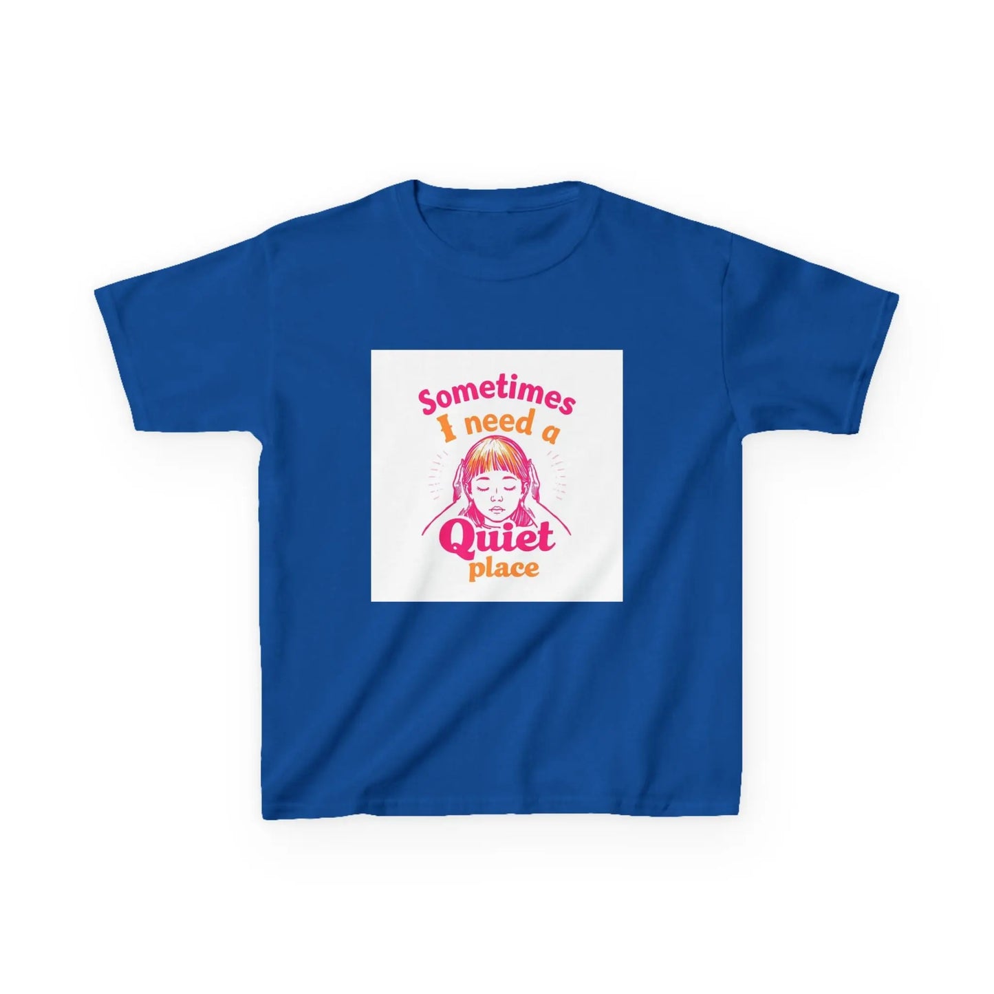 "Sometimes I Need a Quiet Place" - Kids Autism Awareness T-Shirt Printify