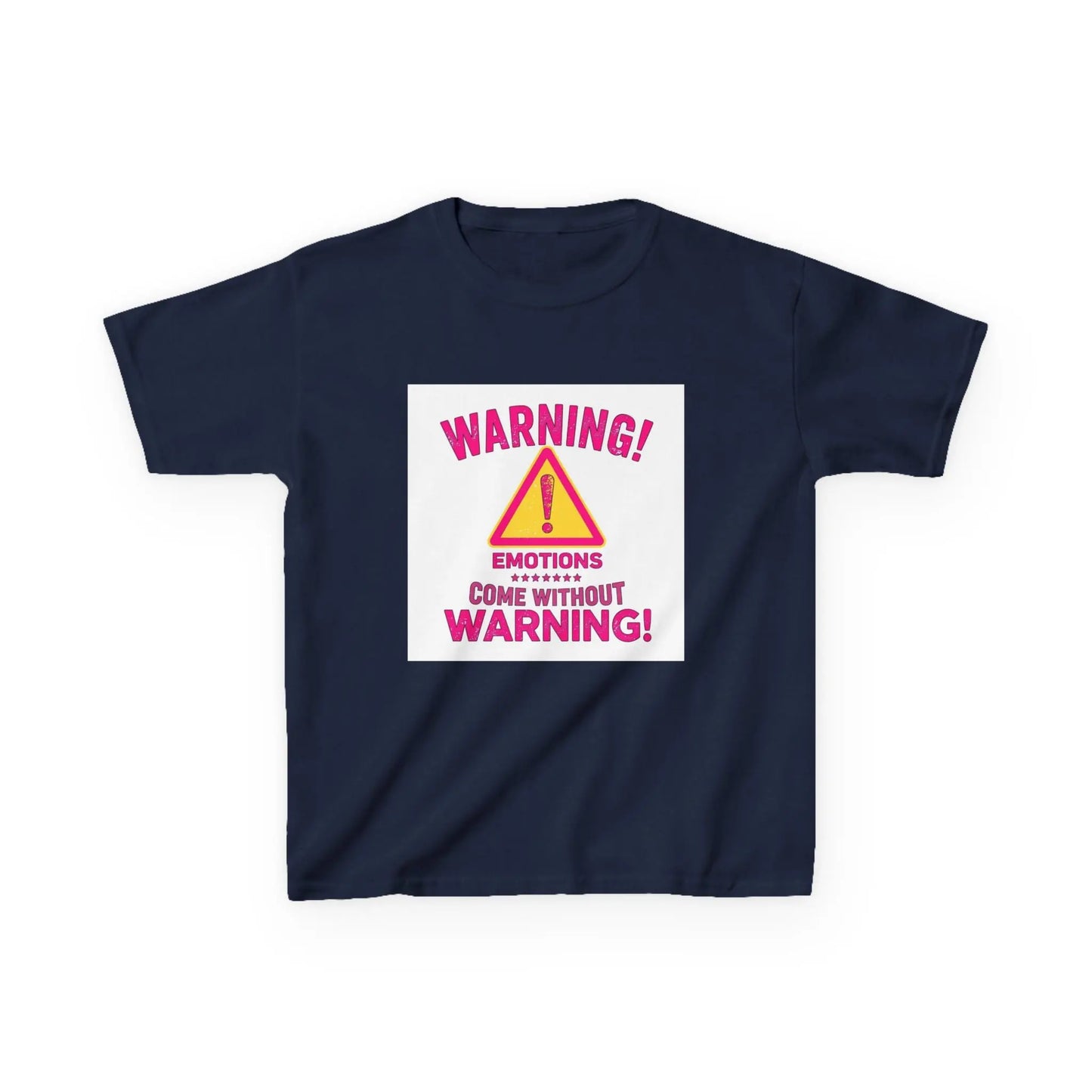 "Warning! Emotions Come Without Warning" - Kids Autism Awareness T-Shirt Printify