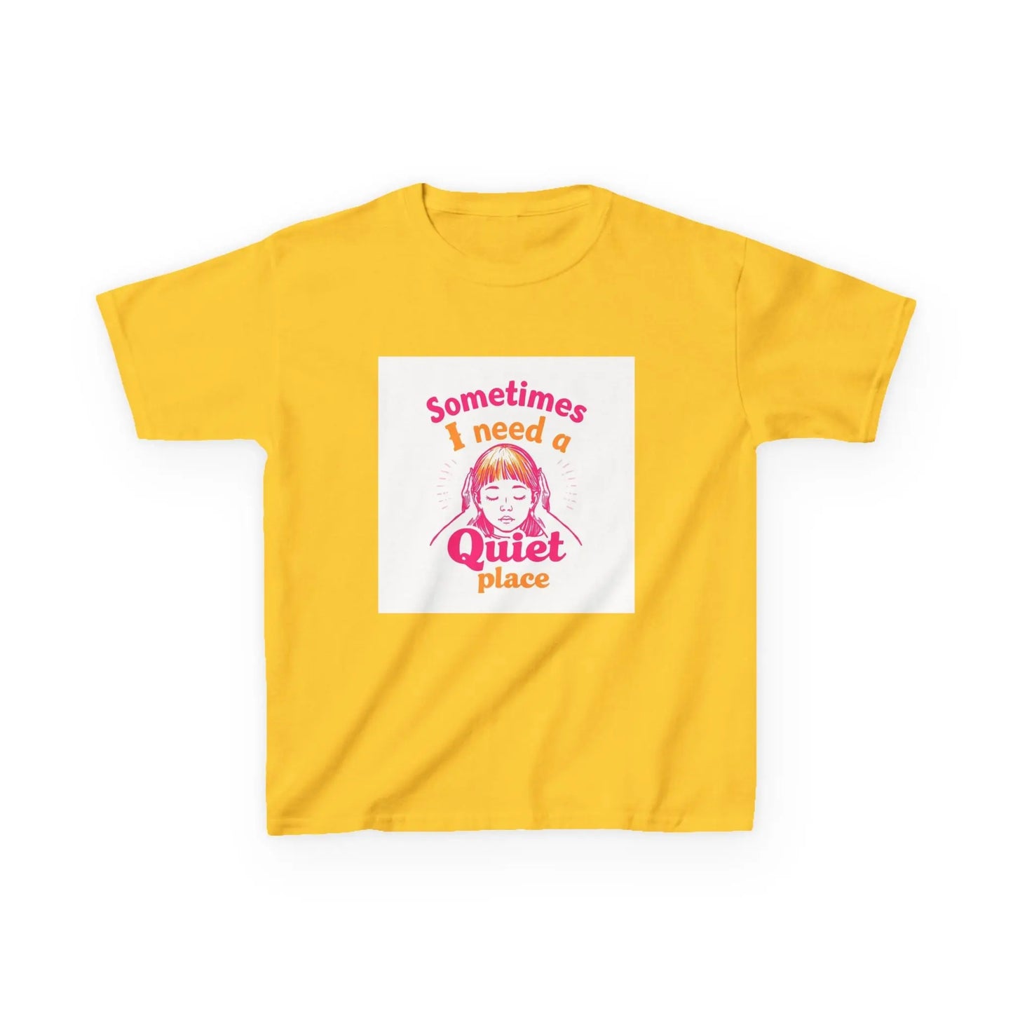 "Sometimes I Need a Quiet Place" - Kids Autism Awareness T-Shirt Printify