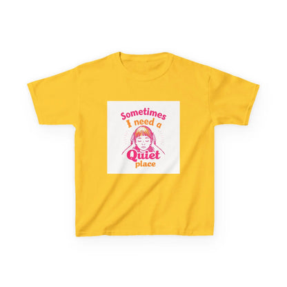 "Sometimes I Need a Quiet Place" - Kids Autism Awareness T-Shirt Printify