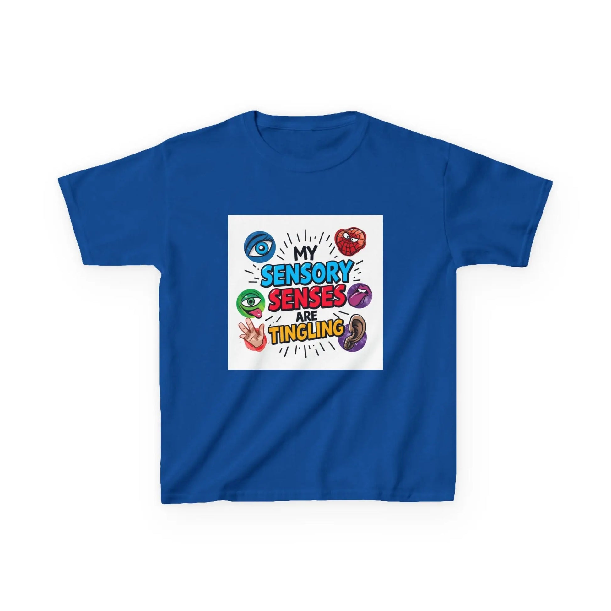“My Sensory Senses Are Tingling” - Kids Autism Awareness T-Shirt Printify