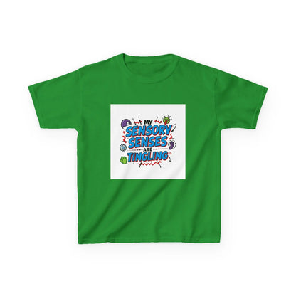 "My Sensory Senses Are Tingling" - Kids Autism Awareness T-Shirt Printify