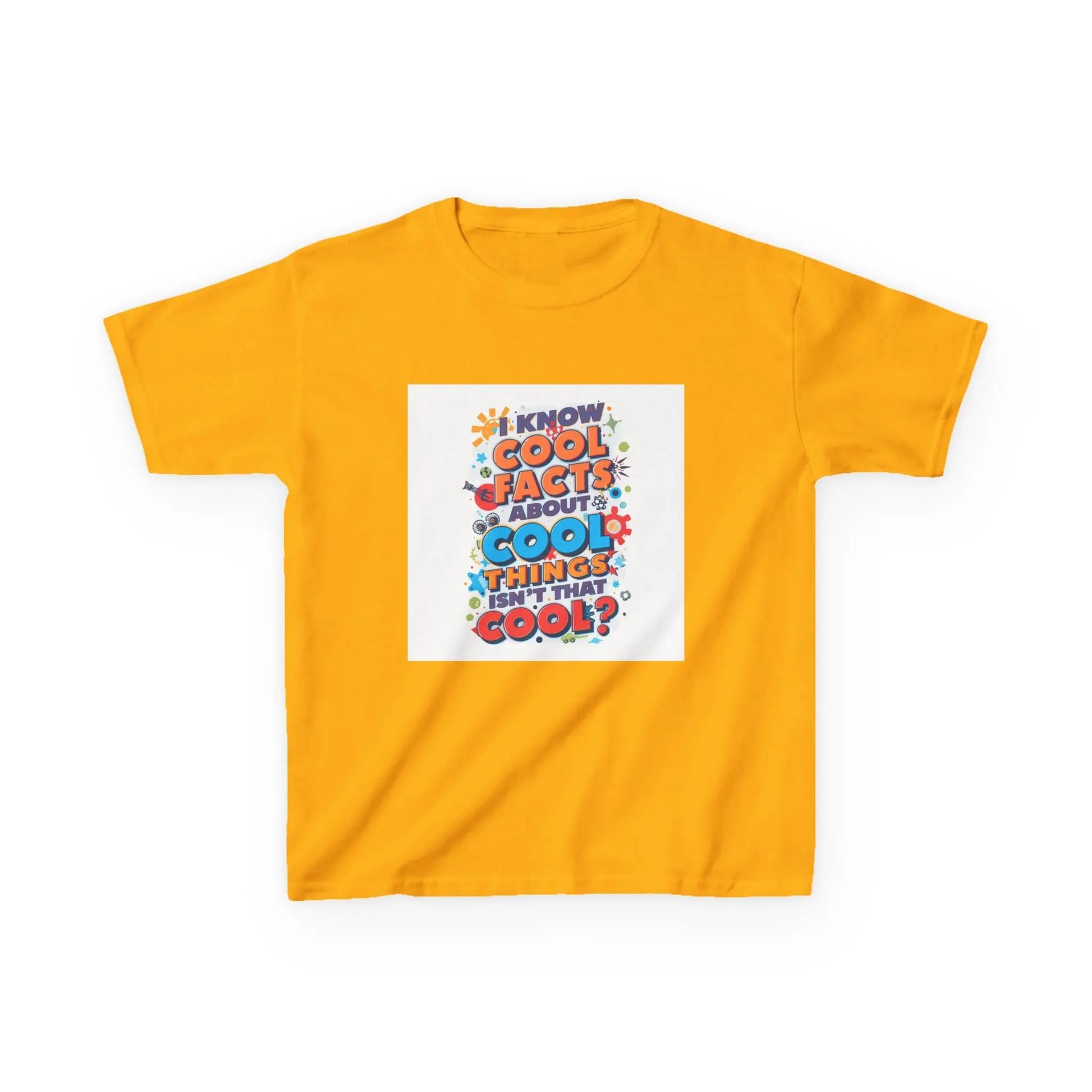 "I Know Cool Facts About Cool Things (Isn’t That Cool?)" - Kids Autism Awareness T-Shirt Printify