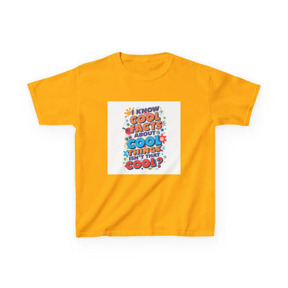 "I Know Cool Facts About Cool Things (Isn’t That Cool?)" - Kids Autism Awareness T-Shirt Printify