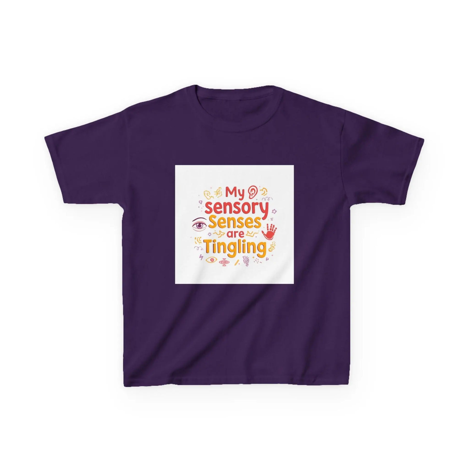 "My Sensory Senses Are Tingling" - Kids Autism Awareness T-Shirt Printify